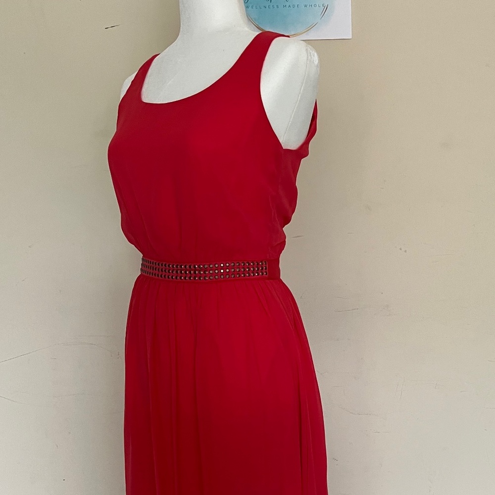 Open back long dress